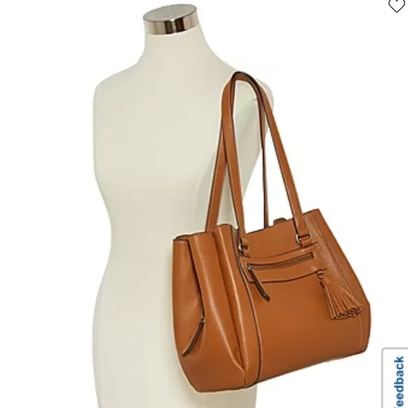 St. John's Bay Quincy 4 Poster Shoulder Bag - Picture 3 of 11